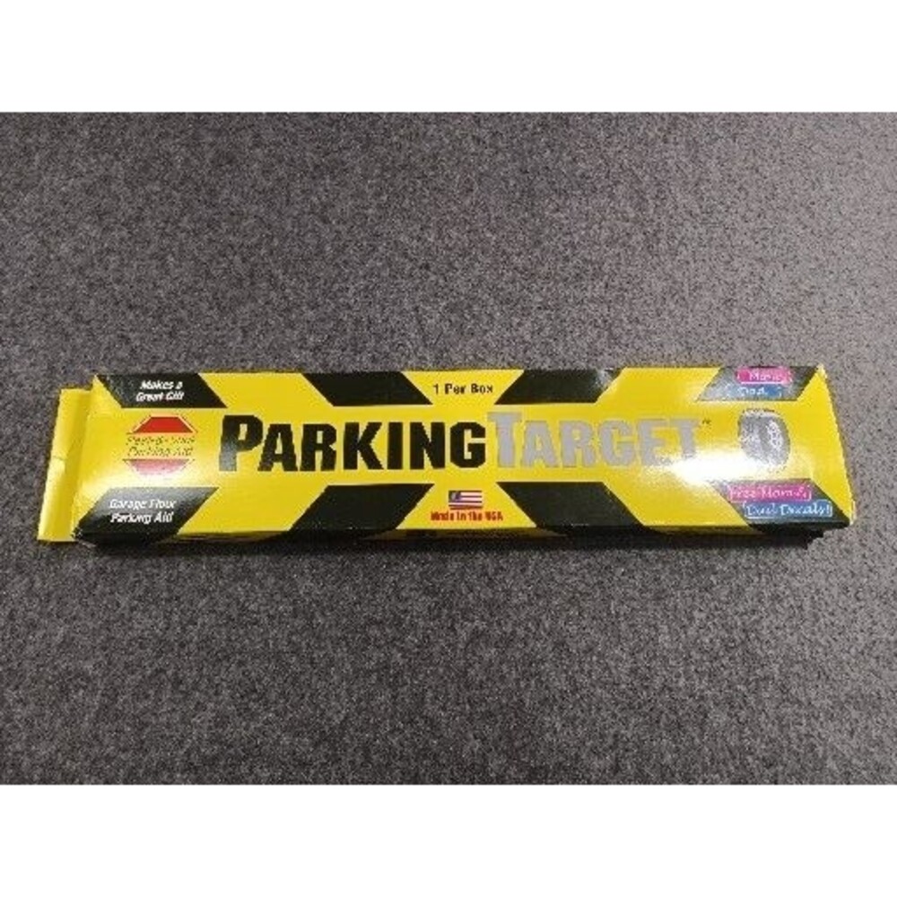Parking Target Garage Floor Parking Aid Made in USA Rubber Stop Block Decals